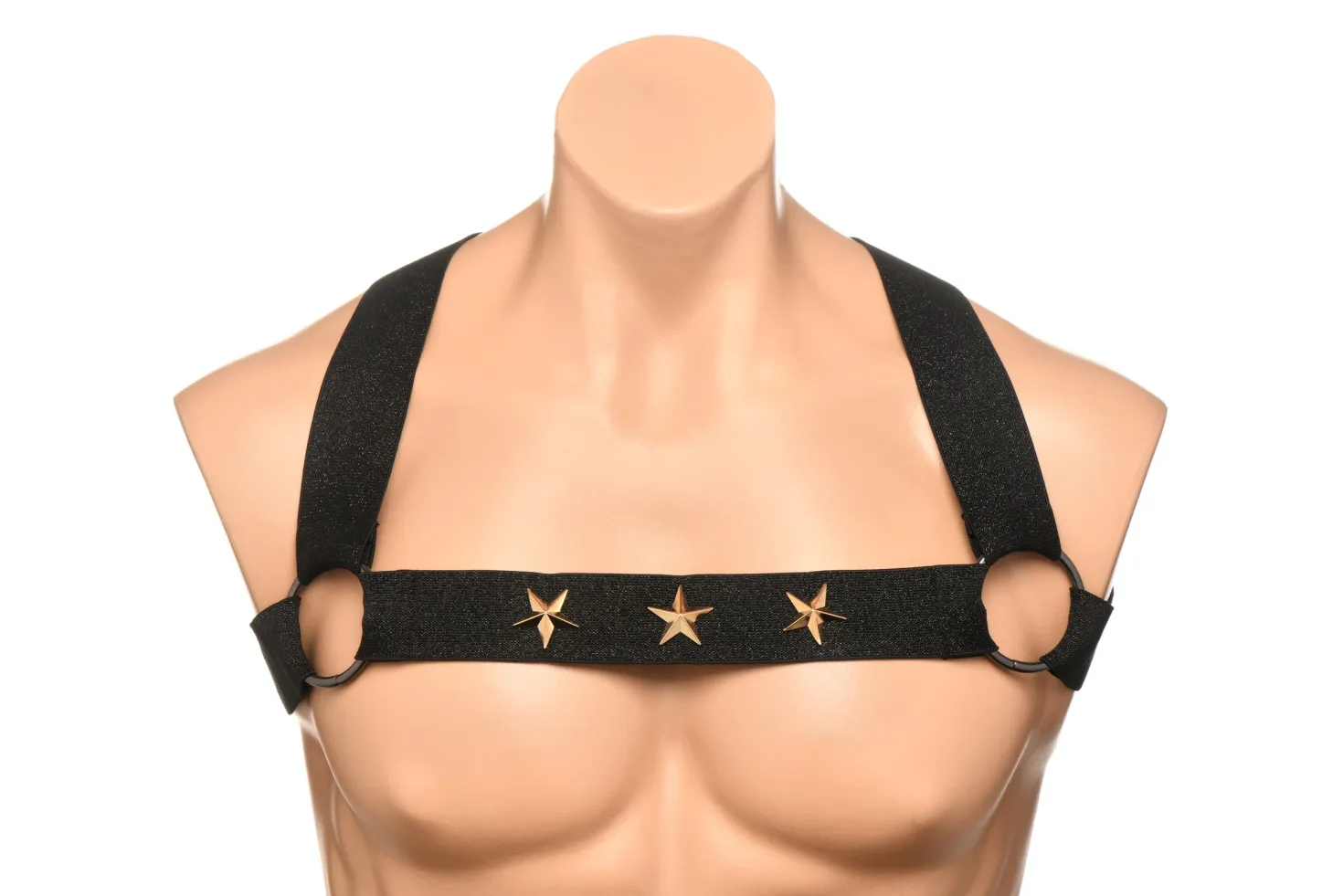 XR Brands - Harnais de Poitrine avec Brassards - Noir
