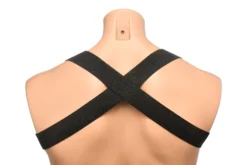XR Brands - Harnais de Poitrine avec Brassards - Noir