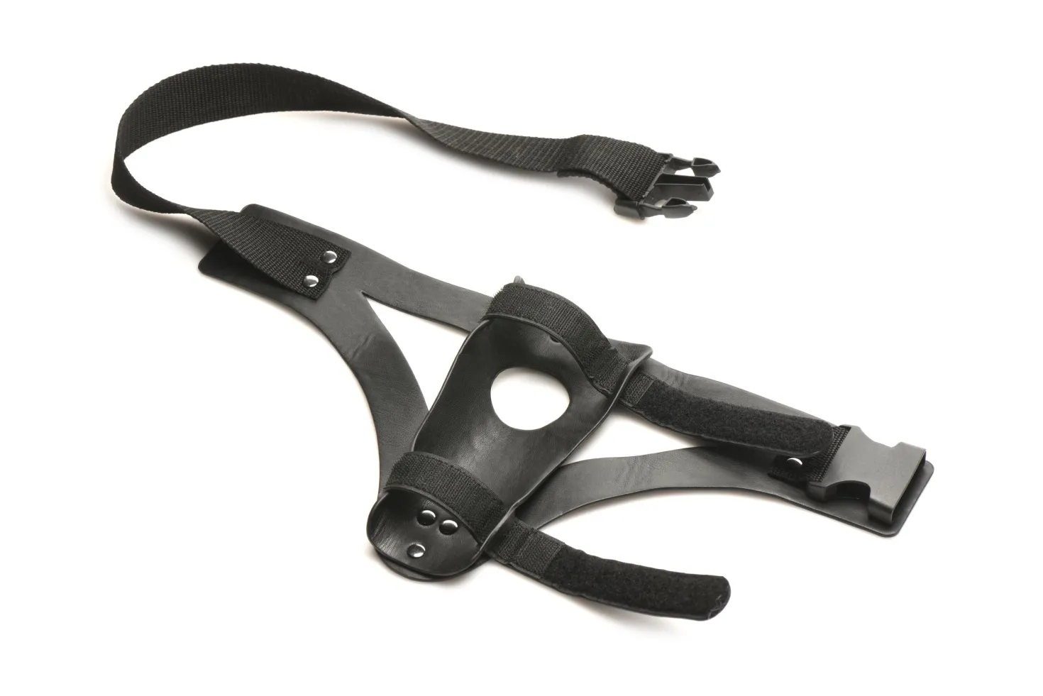 XR Brands - Thunder Strap Wand Harnais de Cuisse - Noir