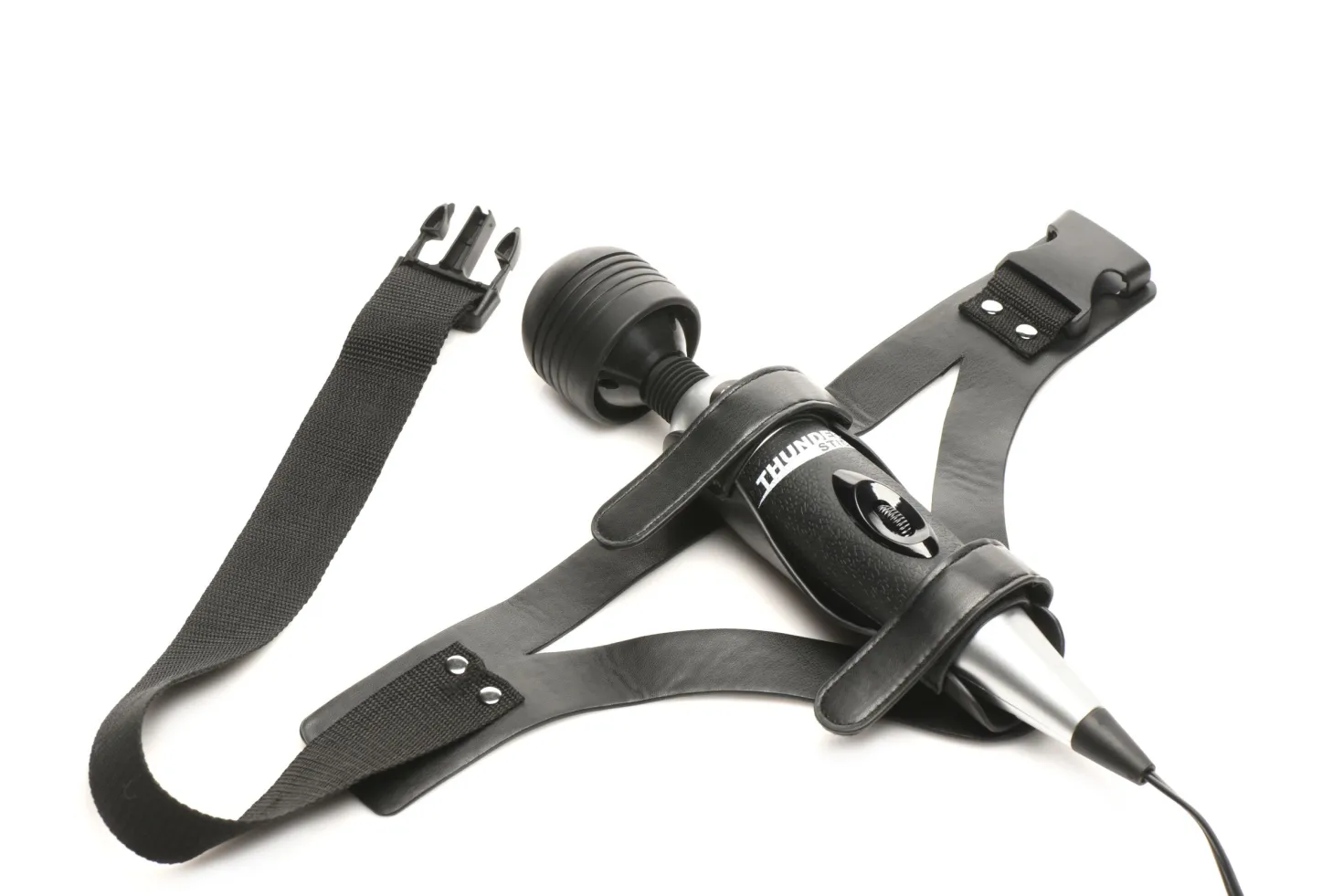 XR Brands - Thunder Strap Wand Harnais de Cuisse - Noir